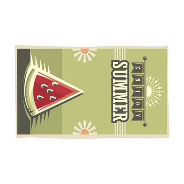 Printed RPET BeachTowel 350 g/m² 100x180 Thumbnail